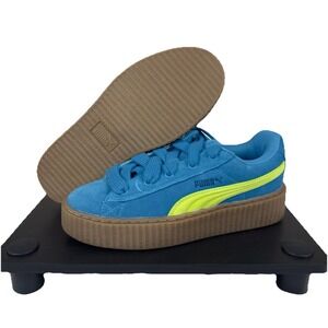 PUMA Fenty x Creeper Phatty Speed Blue Lime Women's Size 8 399332-02 NWOB